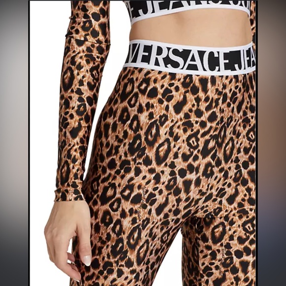 VERSACE JEANS COUTURE animal print logo top - Picture 7 of 12